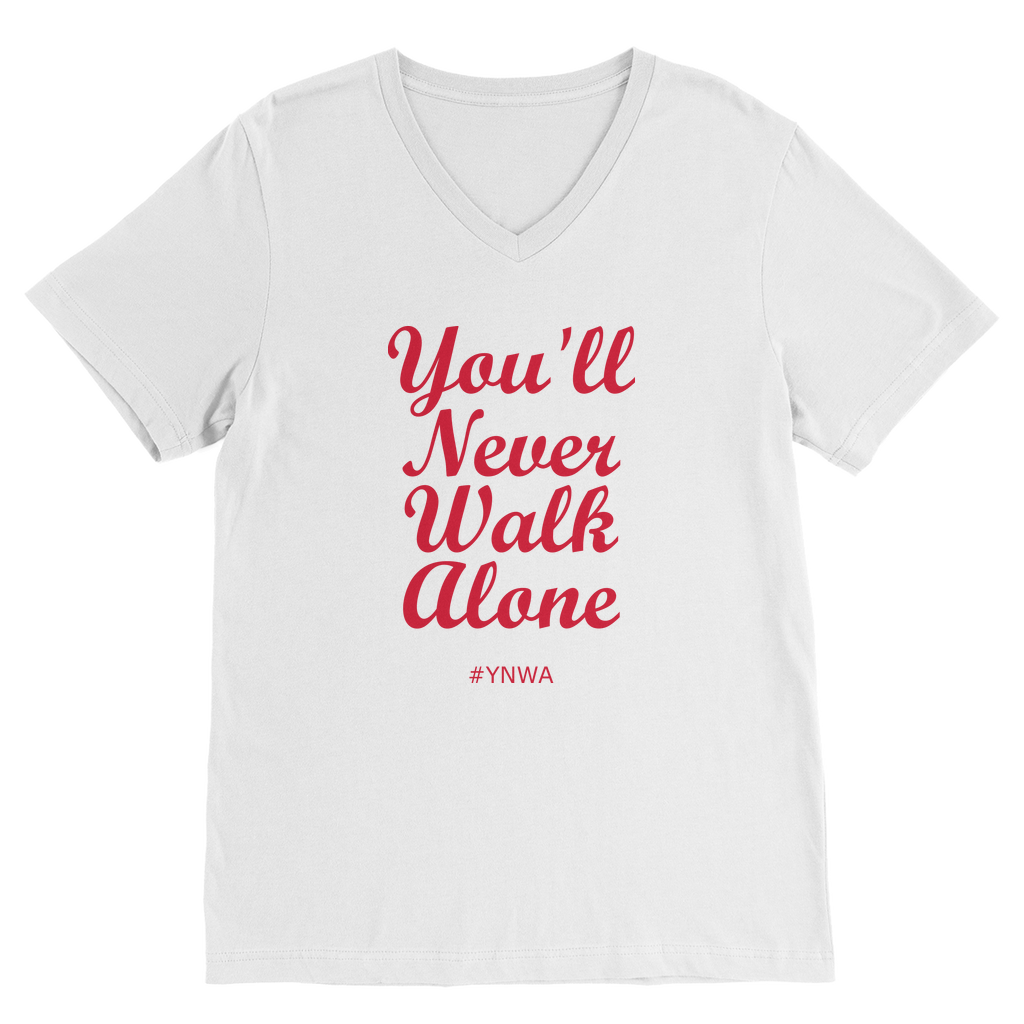 YNWA Stylish V-Neck T-Shirt